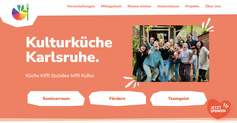Website Header Kulturküchen-Website